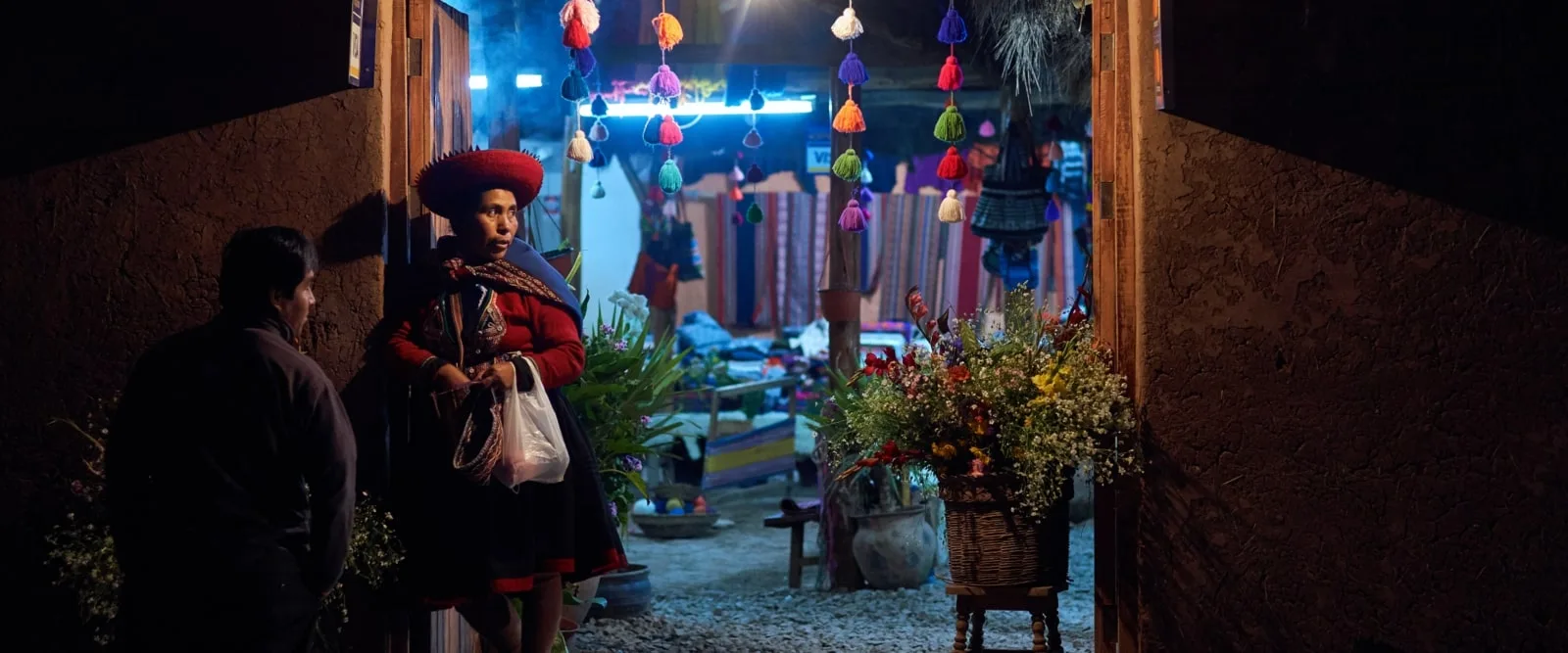 Behind the scenes in Peru